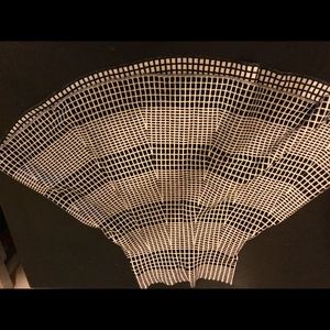 Reversible black and white sweater skirt